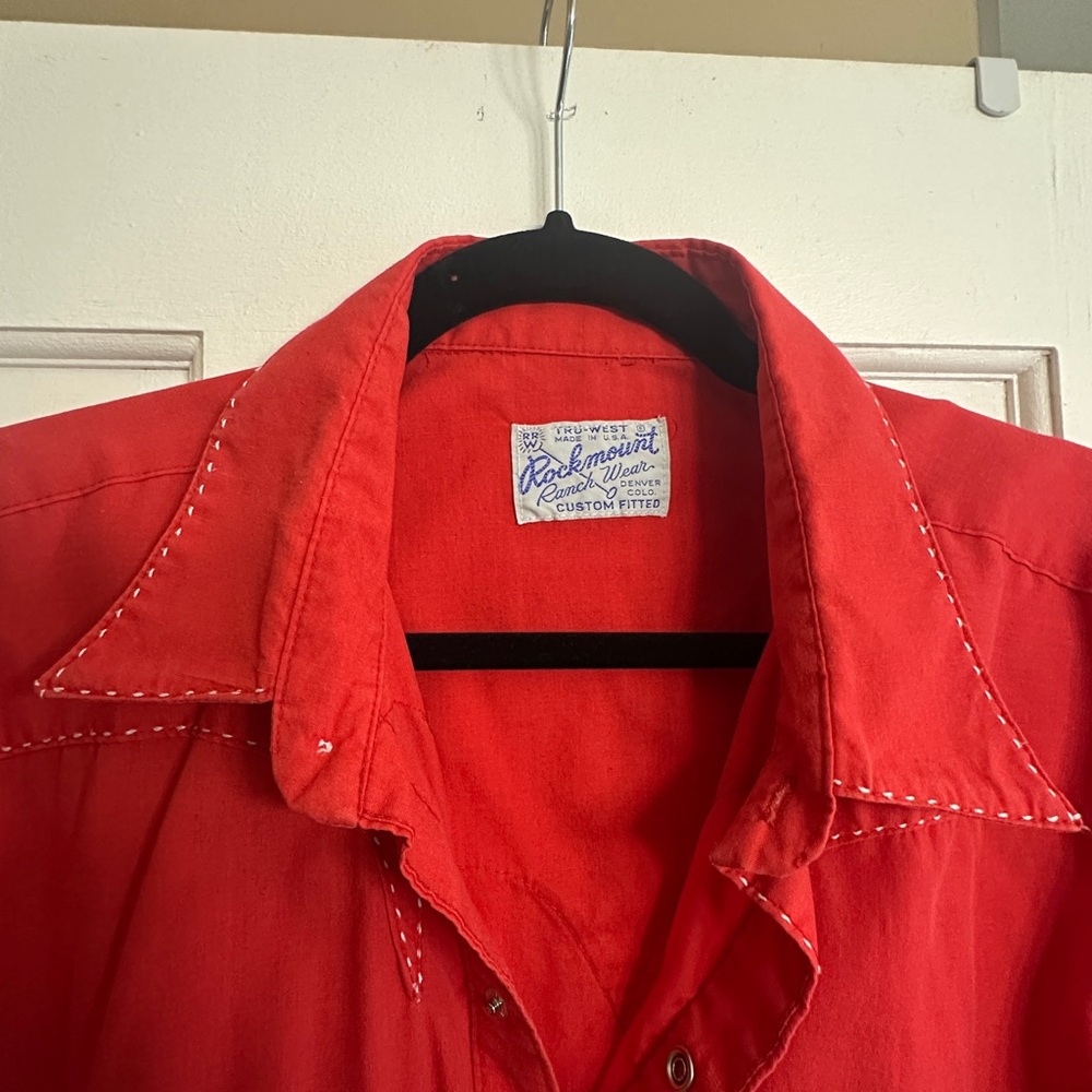 Vintage Rockmount Ranch Wear Pearl Snap Button Down Western Shirt